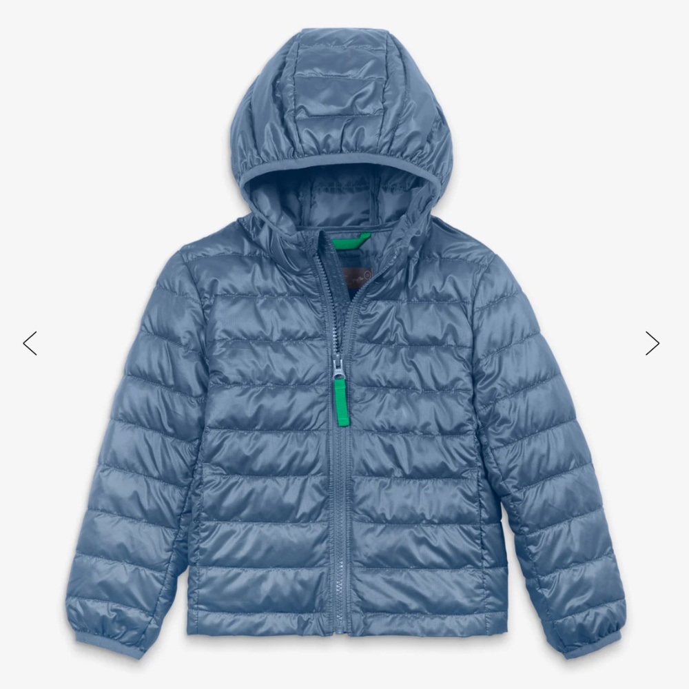 Primary Kids Lightweight Puffer Jacket with Hood
